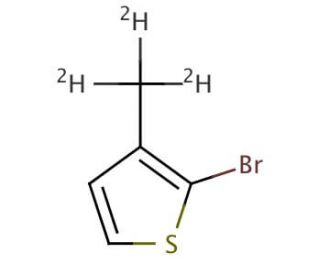 2-Bromo-3-methylthiophene-d3 - chemical structure image
