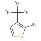 2-Bromo-3-methylthiophene-d3 - chemical structure image