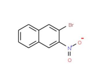 2-Bromo-3-nitronaphthalene (CAS 67116-33-0) - chemical structure image