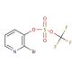 2-Bromo-3-pyridyl trifluoromethanesulfonate (CAS 157373-97-2) - chemical structure image
