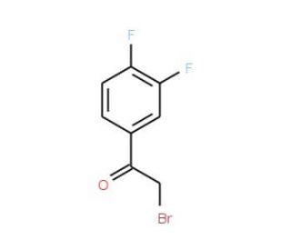 2-Bromo-3&prime;,4&prime;-difluoroacetophenone (CAS 40706-98-7) - chemical structure image