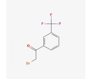 2-Bromo-3&prime;-(trifluoromethyl)acetophenone (CAS 2003-10-3) - chemical structure image