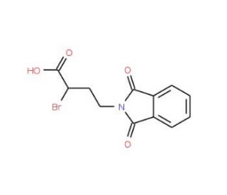 2-Bromo-4-(1,3-dioxo-1,3-dihydro-2H-isoindol-2-yl)butanoic acid (CAS 35197-64-9) - chemical structure image
