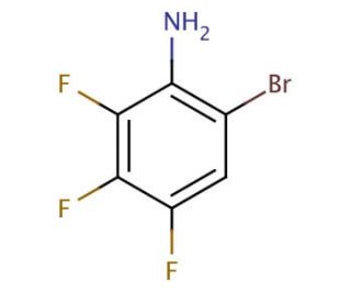 2-Bromo-4,5,6-trifluoroaniline (CAS 122375-82-0) - chemical structure image