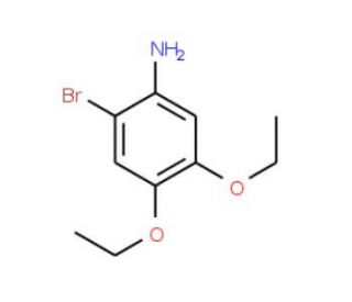 2-bromo-4,5-diethoxyaniline (CAS 1094359-78-0) - chemical structure image