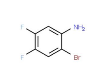 2-Bromo-4,5-difluoroaniline (CAS 64695-79-0) - chemical structure image