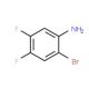 2-Bromo-4,5-difluoroaniline (CAS 64695-79-0) - chemical structure image