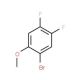 2-Bromo-4,5-difluoroanisole (CAS 202865-58-5) - chemical structure image