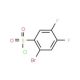 2-Bromo-4,5-difluorobenzenesulphonyl chloride (CAS 874784-11-9) - chemical structure image