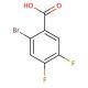 2-Bromo-4,5-difluorobenzoic acid (CAS 64695-84-7) - chemical structure image