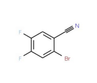 2-Bromo-4,5-difluorobenzonitrile (CAS 64695-82-5) - chemical structure image