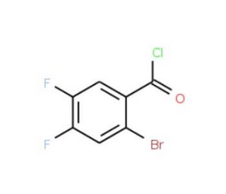 2-Bromo-4,5-difluorobenzoyl chloride (CAS 103994-89-4) - chemical structure image