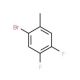 2-Bromo-4,5-difluorotoluene (CAS 875664-38-3) - chemical structure image