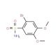 2-bromo-4,5-dimethoxybenzenesulfonamide (CAS 56948-10-8) - chemical structure image