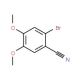2-Bromo-4,5-dimethoxybenzonitrile (CAS 109305-98-8) - chemical structure image