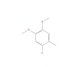 2-Bromo-4,5-dimethoxytoluene (CAS 52806-46-9) - chemical structure image