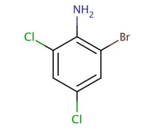2-Bromo-4,6-dichloroaniline (CAS 697-86-9) - chemical structure image