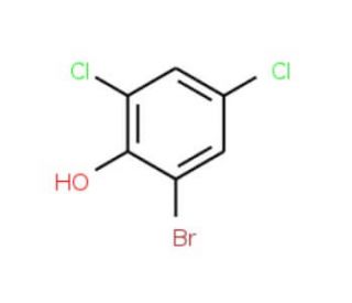 2-Bromo-4,6-dichlorophenol (CAS 4524-77-0) - chemical structure image