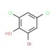 2-Bromo-4,6-dichlorophenol (CAS 4524-77-0) - chemical structure image