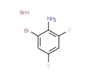2-Bromo-4,6-difluoroaniline hydrobromide (CAS 101471-20-9) - chemical structure image