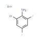 2-Bromo-4,6-difluoroaniline hydrobromide (CAS 101471-20-9) - chemical structure image