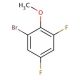 2-Bromo-4,6-difluoroanisole (CAS 202865-59-6) - chemical structure image