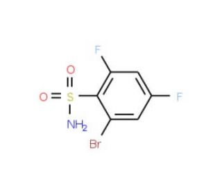 2-Bromo-4,6-difluorobenzenesulfonamide - chemical structure image