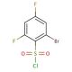 2-Bromo-4,6-difluorobenzenesulfonyl chloride (CAS 351003-42-4) - chemical structure image