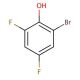 2-Bromo-4,6-difluorophenol (CAS 98130-56-4) - chemical structure image