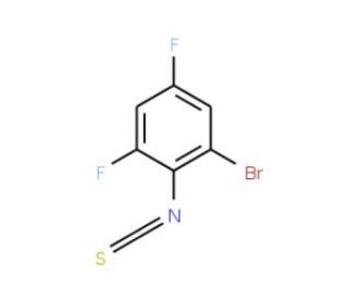 2-Bromo-4,6-difluorophenyl isothiocyanate - chemical structure image