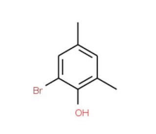 2-Bromo-4,6-dimethylphenol (CAS 15191-36-3) - chemical structure image