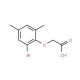 (2-bromo-4,6-dimethylphenoxy)acetic acid (CAS 38206-98-3) - chemical structure image