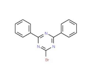 2-Bromo-4,6-diphenyl-[1,3,5]triazine (CAS 80984-79-8) - chemical structure image