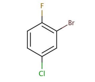 2-Bromo-4-chloro-1-fluorobenzene (CAS 1996-30-1) - chemical structure image