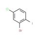 2-Bromo-4-chloro-1-iodobenzene (CAS 31928-44-6) - chemical structure image