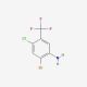 2-Bromo-4-chloro-5-(trifluoromethyl)aniline - chemical structure image