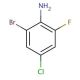 2-Bromo-4-chloro-6-fluoroaniline (CAS 195191-47-0) - chemical structure image