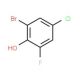 2-Bromo-4-chloro-6-fluorophenol (CAS 886499-88-3) - chemical structure image