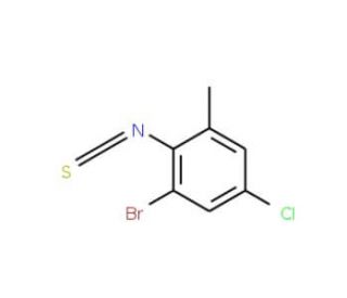 2-Bromo-4-chloro-6-methylphenylisothiocyanate - chemical structure image