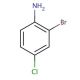 2-Bromo-4-chloroaniline (CAS 873-38-1) - chemical structure image