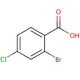 2-Bromo-4-chlorobenzoic acid (CAS 936-08-3) - chemical structure image