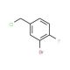 2-bromo-4-(chloromethyl)-1-fluorobenzene - chemical structure image