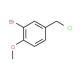 2-bromo-4-(chloromethyl)-1-methoxybenzene (CAS 701-94-0) - chemical structure image