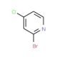 2-Bromo-4-chloropyridine (CAS 22918-01-0) - chemical structure image