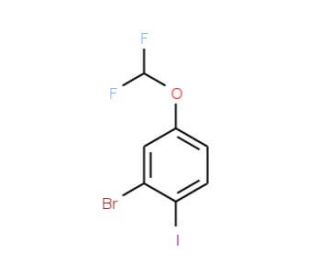 2-Bromo-4-difluoromethoxyiodobenzene - chemical structure image