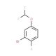 2-Bromo-4-difluoromethoxyiodobenzene - chemical structure image