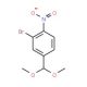 2-Bromo-4-dimethoxymethyl-nitrobenzene (CAS 929095-57-8) - chemical structure image