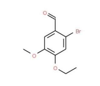 2-Bromo-4-ethoxy-5-methoxybenzaldehyde - chemical structure image