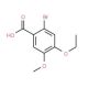 2-Bromo-4-ethoxy-5-methoxybenzoic acid - chemical structure image