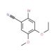2-Bromo-4-ethoxy-5-methoxybenzonitrile (CAS 515846-45-4) - chemical structure image